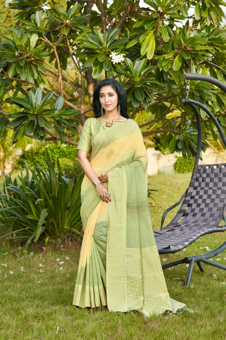 Rajyog Paridhan Silk Pure Cotton Silk Designer Party Wear Saree Collection at Wholesale Price